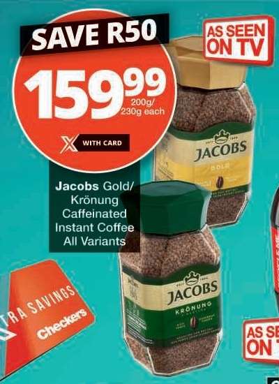 Jacobs Gold/Krönung Caffeinated Instant Coffee
