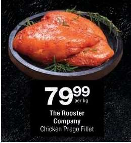 The Rooster Company Chicken Prego Fillet