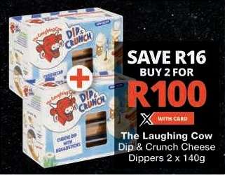 The Laughing Cow Dip & Crunch Cheese Dippers 2 x 140g