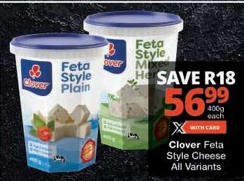 Clover Feta Style Cheese All Variants