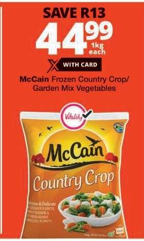 McCain Frozen Country Crop/Garden Mix Vegetables