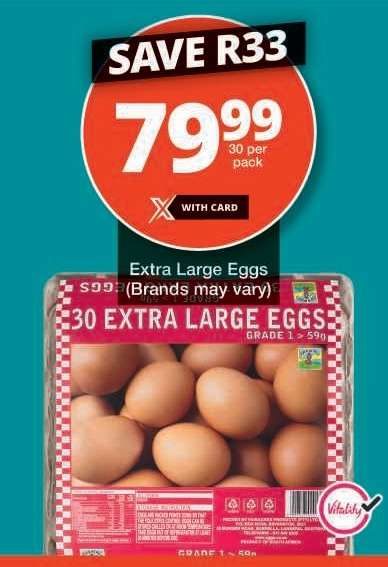 Extra Large Eggs