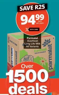 PARMALAT EVERFRESH LONG LIFE MILK