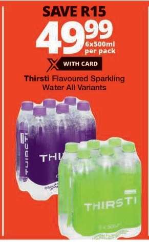 THIRSTI Flavoured Sparkling Water