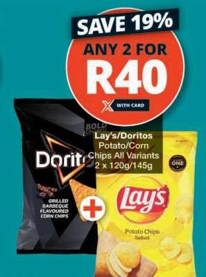 Lay’s/Doritos Potato/Corn Chips