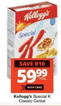 Kellogg's Special K Classic Cereal