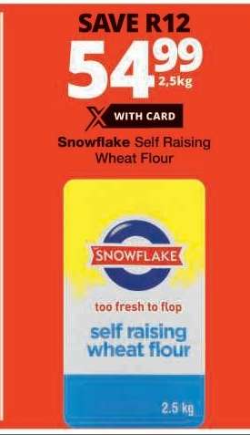 Snowflake Self Raising Wheat Flour