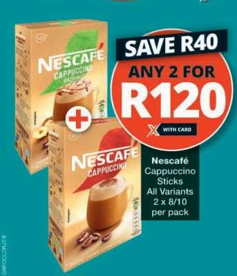Nescafé Cappuccino Sticks