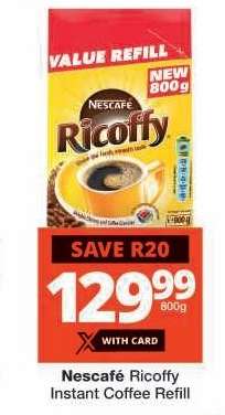 NESCAFÉ RICOFFY INSTANT COFFEE REFILL