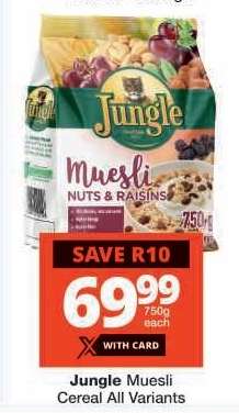 Jungle Muesli Cereal All Variants