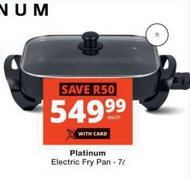 Platinum Electric Fry Pan