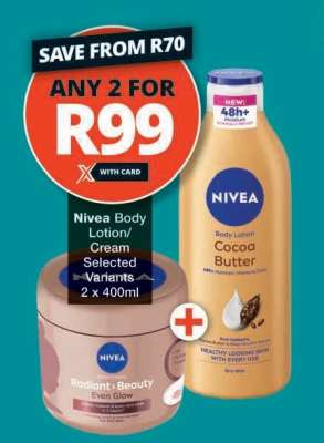 NIVEA BODY LOTION/CREAM