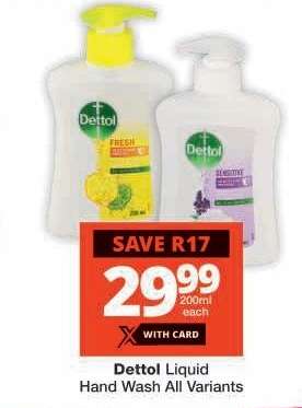 Dettol Liquid Hand Wash All Variants