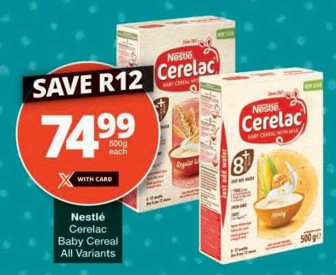 Nestlé Cerelac Baby Cereal