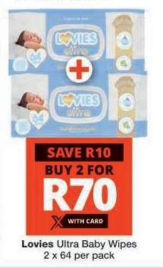 Lovies Ultra Baby Wipes