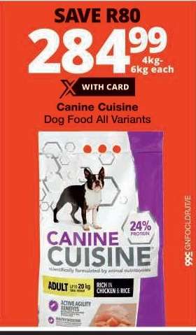 CANINE CUISINE Dog Food