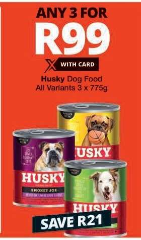 Husky Dog Food