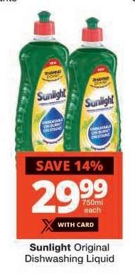 Sunlight Original Dishwashing Liquid