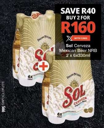 Sol Cerveza Mexican Beer NRB