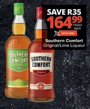 Southern Comfort Original/Lime Liqueur