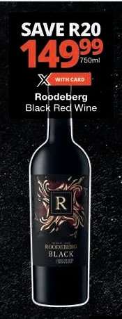 Roodeberg Black Red Wine