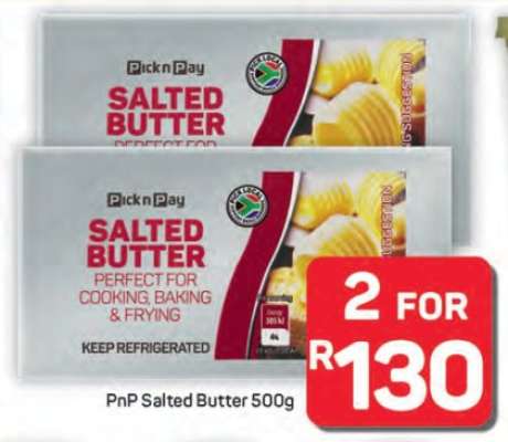PnP Salted Butter
500g