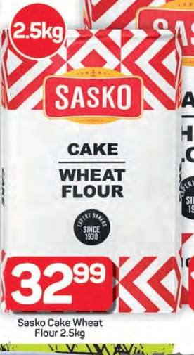Sasko Cake Wheat Flour 2.5kg