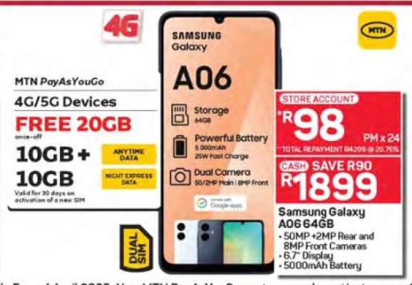 Samsung Galaxy A06 64GB