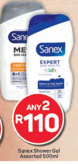 Sanex Shower Gel Assorted 500ml