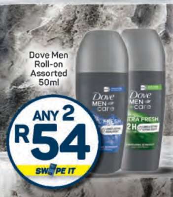Dove Men Roll-on Assorted 50ml