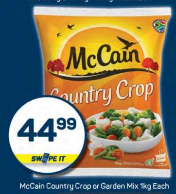 McCain Country Crop or Garden Mix 1kg Each