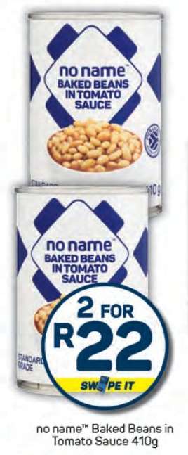 no name™ Baked Beans In Tomato Sauce 410g