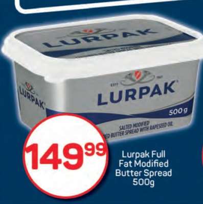 Lurpak Full Fat Modified Butter Spread 500g