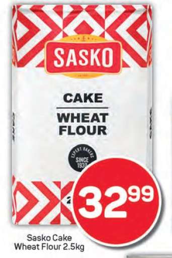 Sasko Cake Wheat Flour 2.5kg
