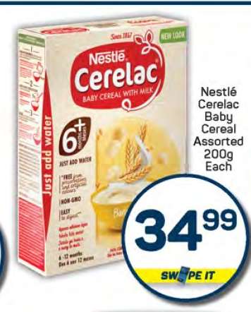 Nestlé Cerelac Baby Cereal Assorted 200g Each