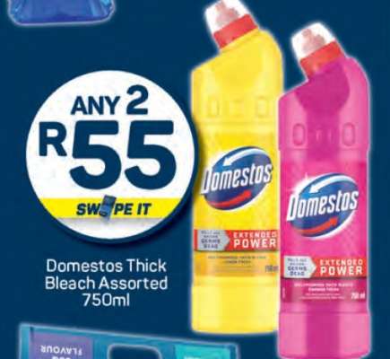 Domestos Thick Bleach Assorted 750ml