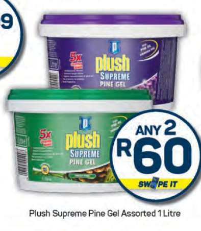 Plush Supreme Pine Gel Assorted 1 Litre