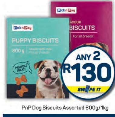 PnP Dog Biscuits Assorted 800g/1kg