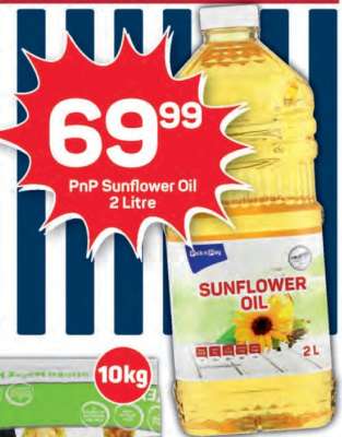 PnP Sunflower Oil 2 Litre