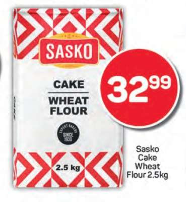 Sasko Cake Wheat Flour 2.5kg