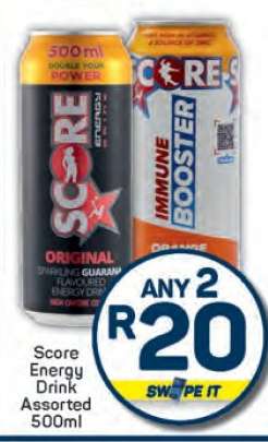 Score Energy Drink Assorted 500ml