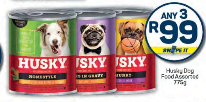 Husky Dog Food Assorted