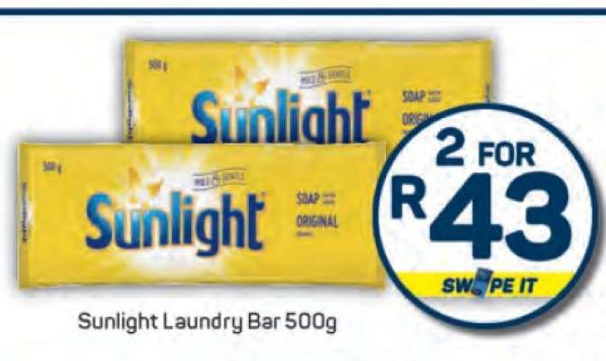 Sunlight Laundry Bar 500g