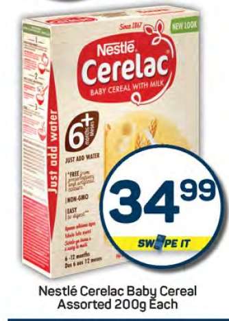 Nestlé Cerelac Baby Cereal Assorted 200g Each