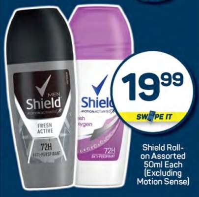 Shield Roll On Assorted-50ml Each