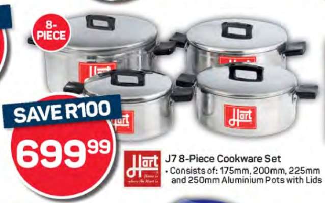 J7 8-Piece Cookware Set
