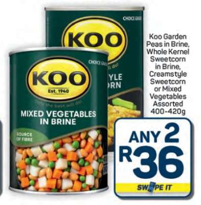 KOO Mixed Vegetables Assorted