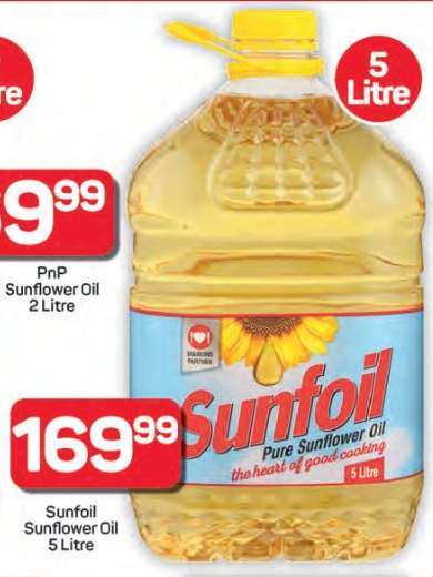 Sunfoil Sunflower Oil 5 Litre