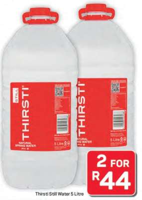 Thirsti Still Water 5 Litre