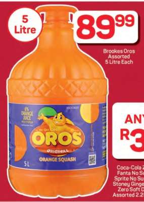 BROOKES Oros Original Orange Squash